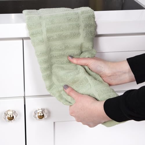 Solid & Coordinate Kitchen Towels (4 Count)