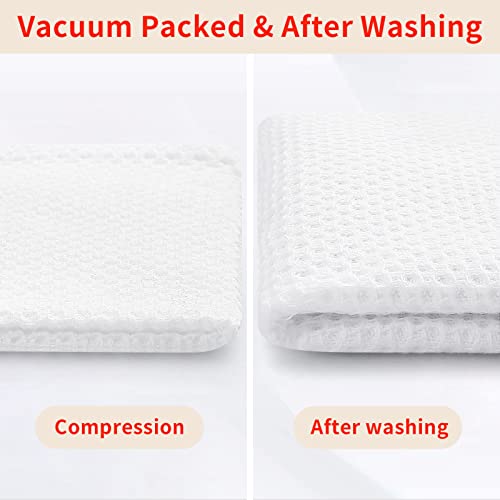 100% Cotton Waffle Weave Kitchen Dish Cloths 24 (24 Count)