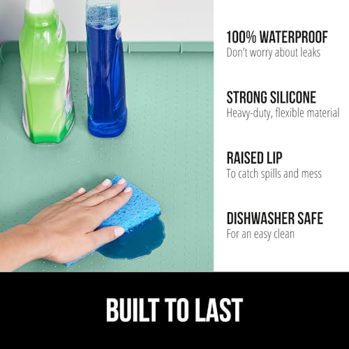 Waterproof Silicone Under Sink Mat (616 sq in)