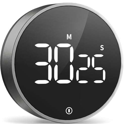 Digital Magnetic Kitchen Timer & Stopwatch with LED Display