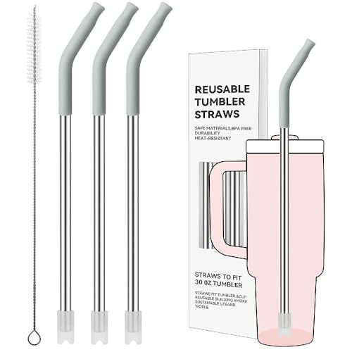 Straight Metal Straws for Stanley 30oz