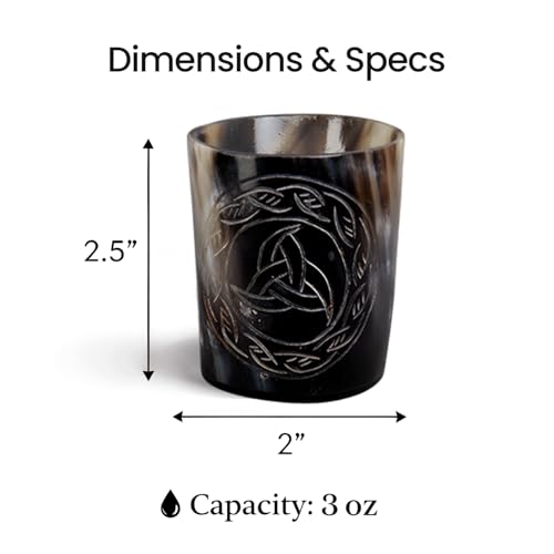 Viking Horn Shot Glasses Set of 12 (12 Count)
