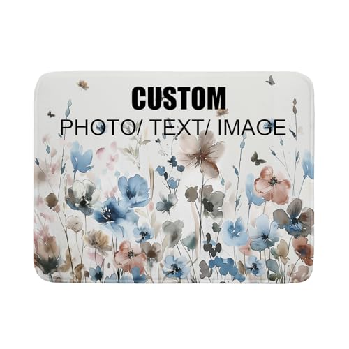 18"x24" Customized Dish Drying Mat Custom Image Dish Drainer Mats for Kitchen Personalized Photo Text Logo Microfiber Reversible Dish Drying Rack Pad for Countertop Tabletop Large Decor
