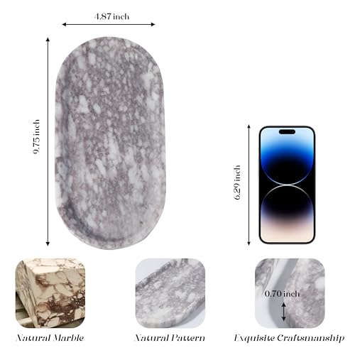 Real Luxurious Natural Marble Vanity Tray