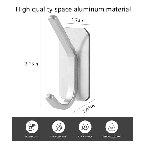 Heavy Duty Adhesive Wall Hooks