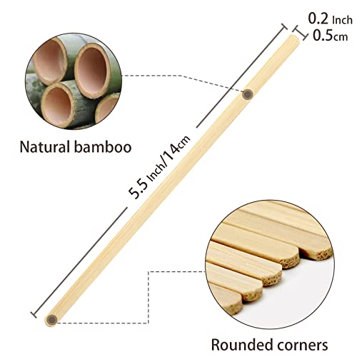 500Pcs Bamboo Coffee Stirrers Individually Wrapped