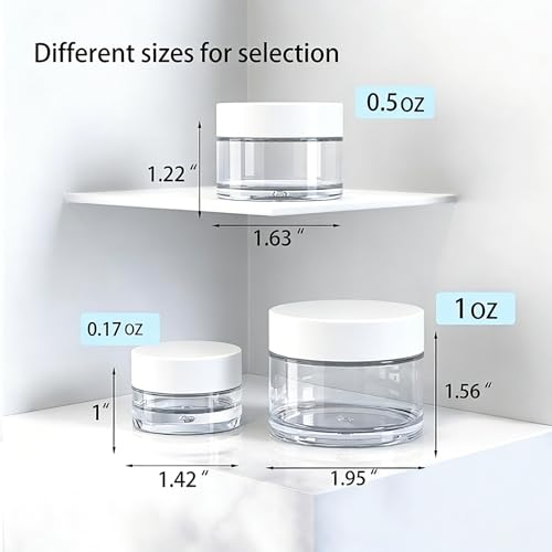 Travel Size Containers 3 Size 0.17 (6 Count)