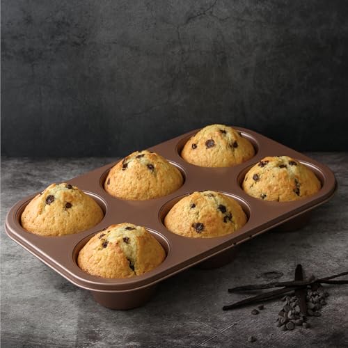 6 Cup Jumbo Muffin Pan Nonstick