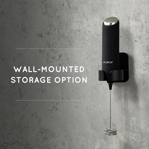 Rechargeable Milk Frother Handheld with Charging Stand