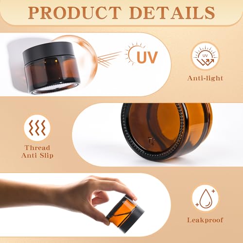 Glass Jars with Lids (24 Count)