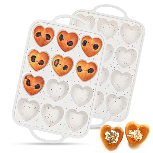 Heart Shaped Muffin Pan (2 Count)