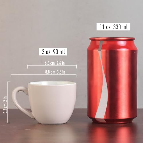Mini Porcelain Espresso Cup (6 Count)