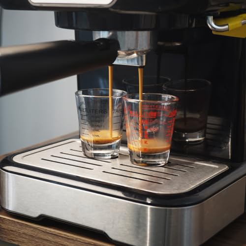 Shot Glasses Measuring cup Espresso Shot Glass Liquid Heavy Wine Glass 2 Pack 26 (2 Count)