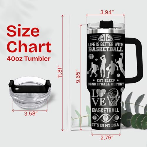 Funny Cat Will Not 40 oz Tumbler with Handle