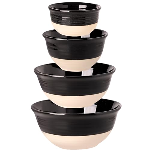 Nesting Ceramic Mixing Bowls Set of 4 (4 Count)