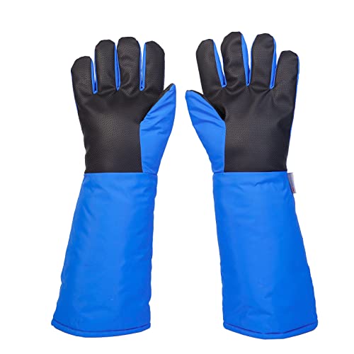 Cryogenic Gloves Low Temperature LN2 Liquid Nitrogen Protective Gloves Cold Storage Safety Frozen Gloves