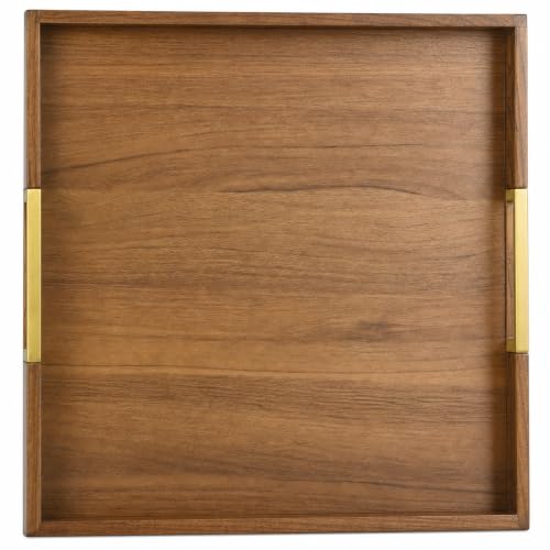 Large Square Ottoman Tray for Living Room and Coffee Table