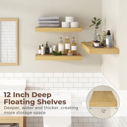 72 Inch Floating Shelves