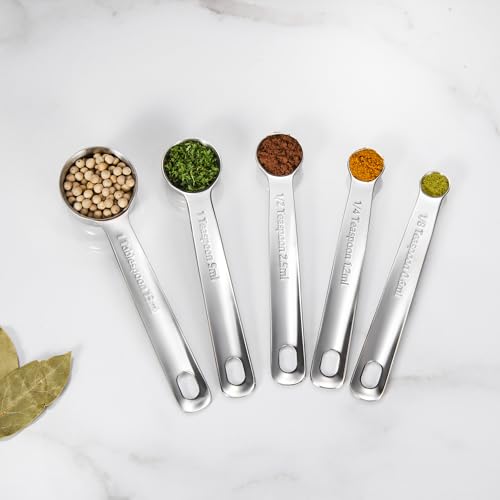 Premium 18 10 Measuring Spoons Set (5 Count)