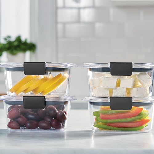 Brilliance BPA Free Airtight Food Storage Containers with Lids (4 Count)