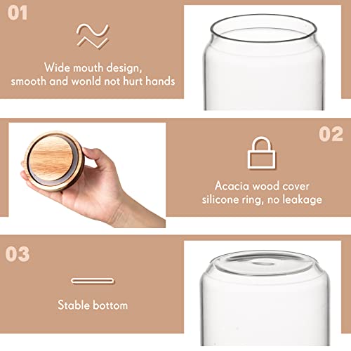 8 Pack Glass Containers Canister Set (8 Count)