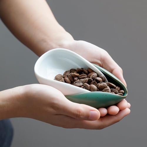 Ceramic Coffee Dosing Cup & Tea Storage Tray