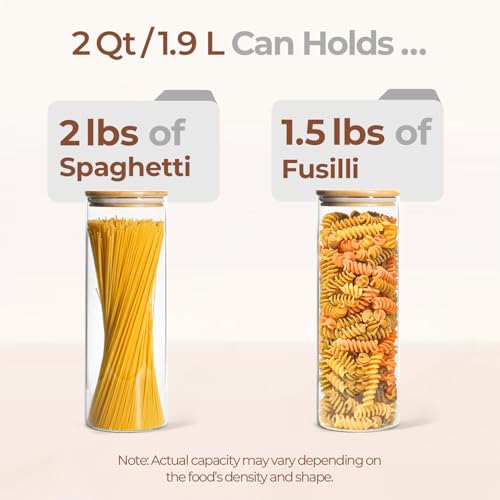 Pasta Containers Storage 2 Qt (3 Count)