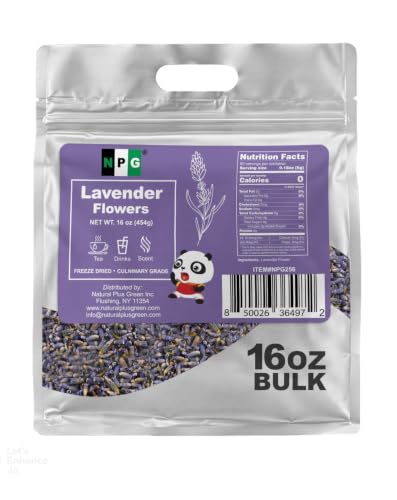 NPG Freeze Dried Lavender Flowers 16 Oz (16 Ounce)
