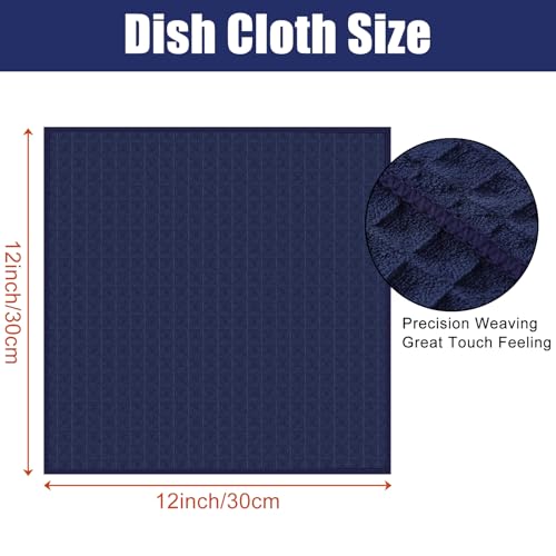 Microfiber Waffle Weave Kitchen Dish Cloths (8 Count)