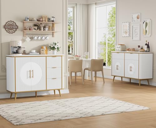 47.3" Modern Buffet Cabinet with Storage