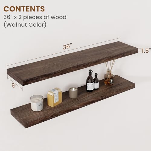 Floating Shelves for Wall Decor (2 Count)