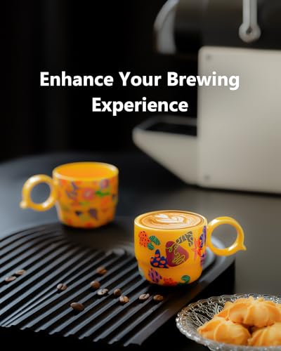 Ceramic Mini Espresso Cups Set of 2