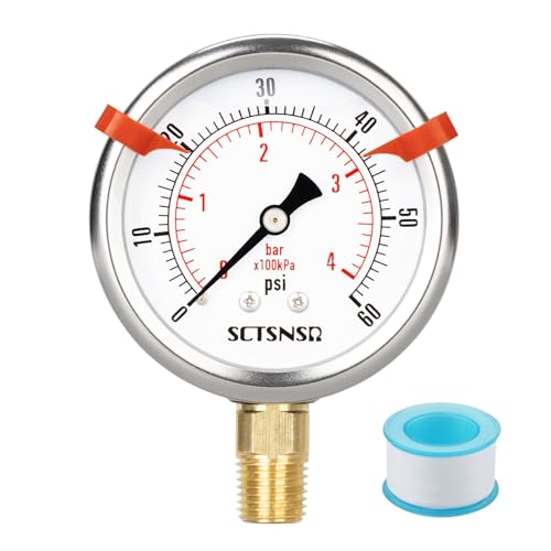 0 to 60 Psi Pressure Gauge