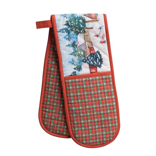 Double Oven Mitts 100% Cotton Double Oven Glove