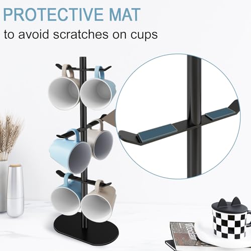 Cup Holder Tree with 6 Hooks