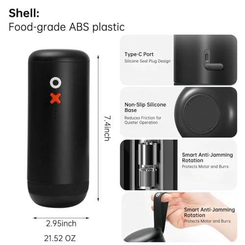 Timemore OX Burr Portable Coffee Grinder Electric Quiet Conical Burr