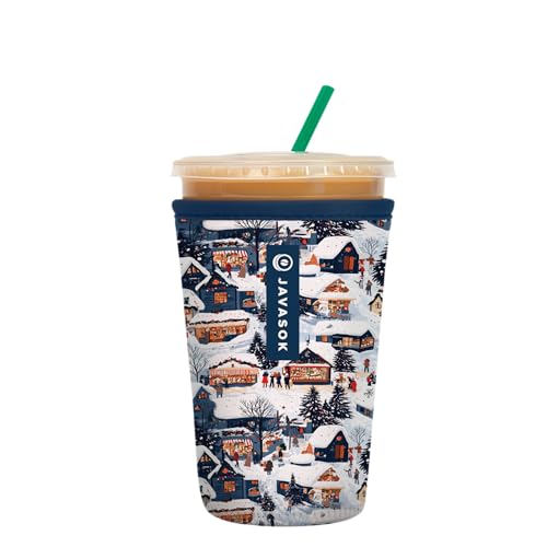 JavaSok Iced Coffee & Cold Soda Insulated Neoprene Cup Sleeve
