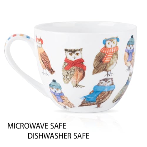 Cute Autumn Owls Coffee Mug