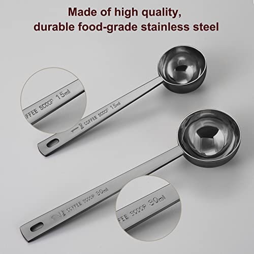 Premium Coffee Scoop Set (2 Count)