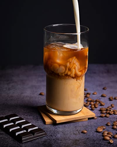 Stackable Iced Coffee Glasses Set of 6 (6 Count)