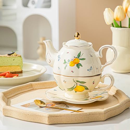 Lemon Teapot & Cup Combo