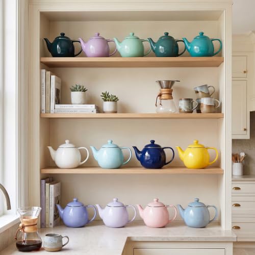 Porcelain Teapot 27 oz with Infuser for Loose Leaf Tea