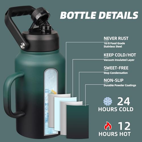 87oz Stainless Steel Water Bottle