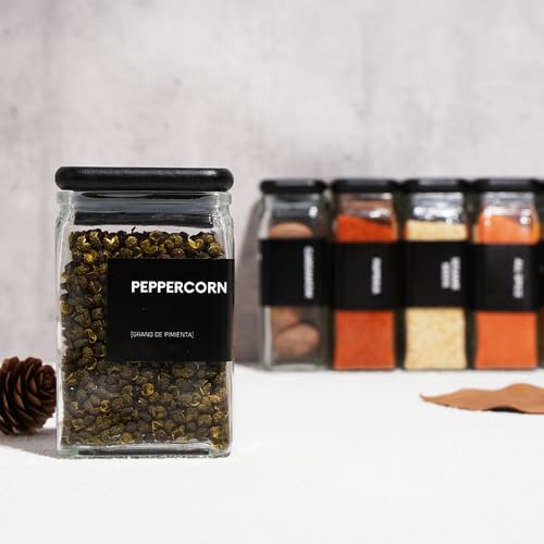 Glass Storage Jars with Bamboo Lid