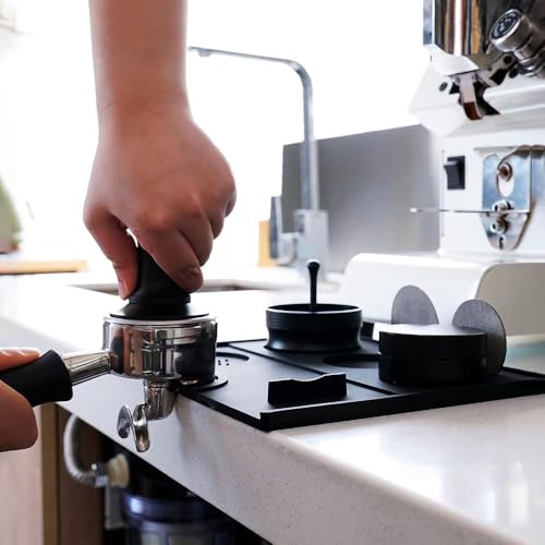 Coffee Tamper Mat Silicone Corner Tamping Mat