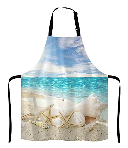 Caribbean Samana Beach Adjustable Bib Apron