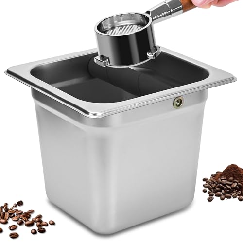 Stainless Steel Coffee Knock Box (50 Fl Oz)