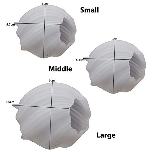 3 Pack Wave Candle Molds