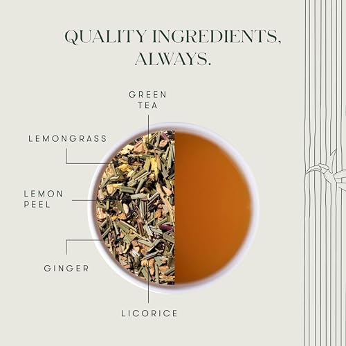 Estates Citrus Sky Lemongrass Ginger Green Tea 200g Loose Leaf Pack (7.0548 Ounce)