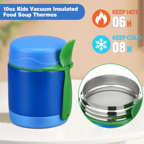 Bento Lunch Box Set With 10oz Soup Thermo